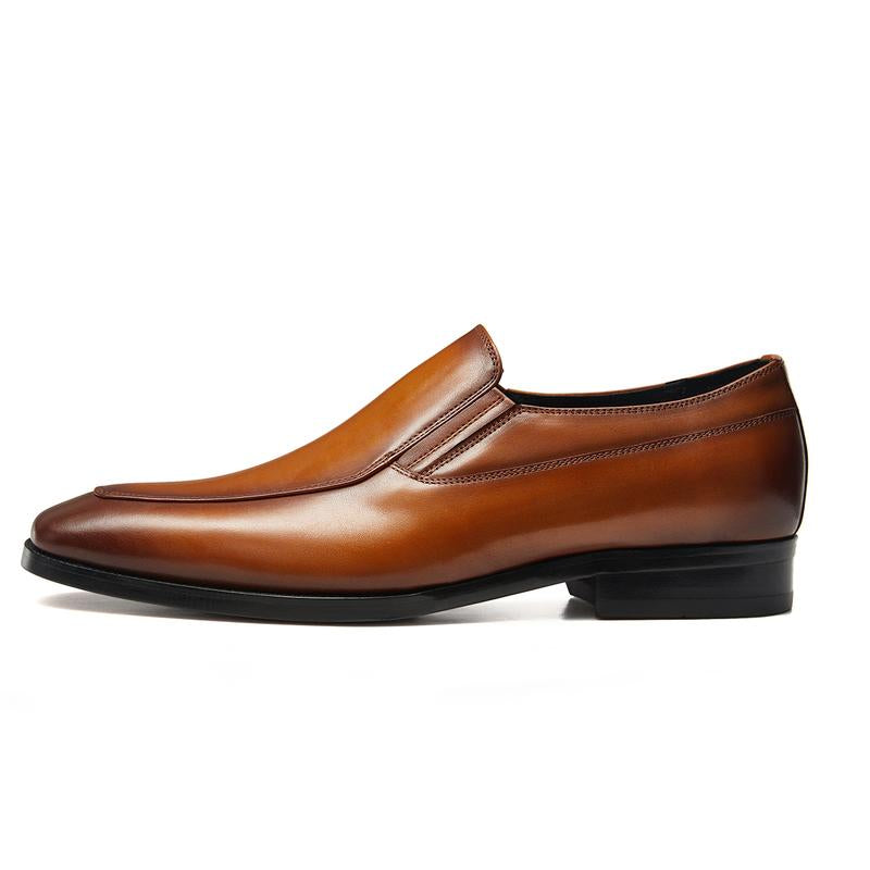 Mens Dress Shoes Slip-On Loafers Leather Shoes for Men