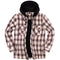 Mens Zip up Fleece Flannel Jacket Regular and Big Mens