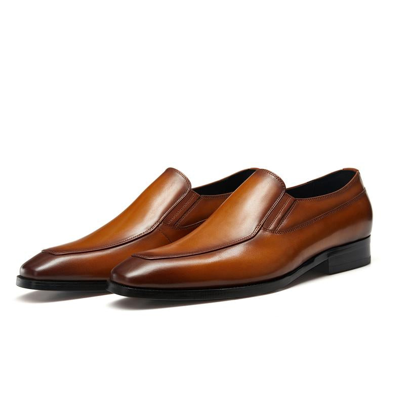 Mens Dress Shoes Slip-On Loafers Leather Shoes for Men