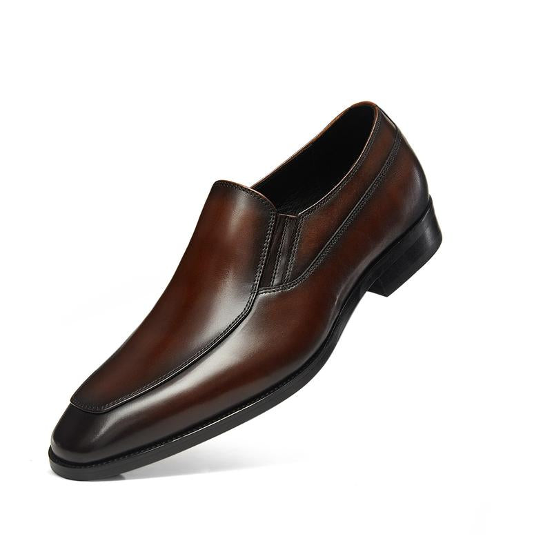 Mens Dress Shoes Slip-On Loafers Leather Shoes for Men