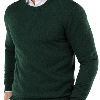 COOFANDY B Men'S Knitwear Crewneck Sweater Slim Fit Lightweight Sweatshirts Knitted Pullover for Casual or Dressy Wear Gift Ideas (Only the Crew Neck Sweater Is for Sale)