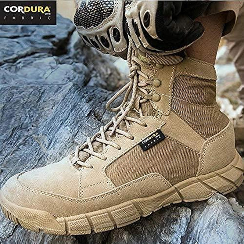 Men'S Lightweight Tactical Boots for Hiking Work Boots