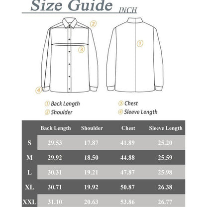 URRU Dress Shirts for Men Long Sleeve Regular Fit Textured Waffle Knit Casual Button down Shirts Classic Fashion