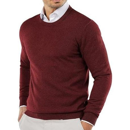 COOFANDY B Men'S Knitwear Crewneck Sweater Slim Fit Lightweight Sweatshirts Knitted Pullover for Casual or Dressy Wear Gift Ideas (Only the Crew Neck Sweater Is for Sale)