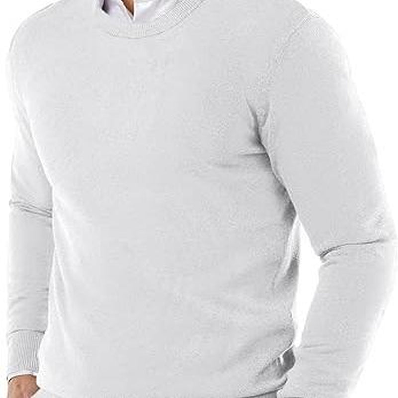 COOFANDY B Men'S Knitwear Crewneck Sweater Slim Fit Lightweight Sweatshirts Knitted Pullover for Casual or Dressy Wear Gift Ideas (Only the Crew Neck Sweater Is for Sale)