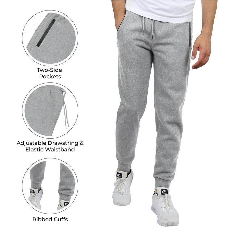 （Please Order One Size Up）Men'S 2-Pack Fleece-Lined Full Zip Hoodie & Jogger 2-Piece Sets Mens Sweatsuit Casual Sweat Suits