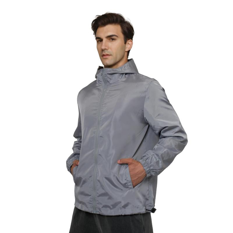 Mens Windbreaker Jackets Lightweight Hooded Zippered Jackets for Men Hiking Cycling Sportswear Jacket Hoodie Windbreakers Jacket Waterproof Jacket Softshell Jacket Lightweight Coat Windbreakers Jacket Jacket Hoodie Windbreakers Jacket Jacket Hoodie