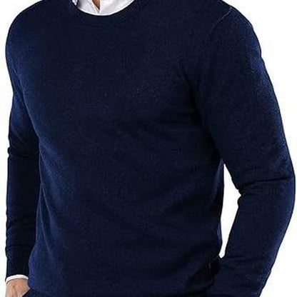 COOFANDY B Men'S Knitwear Crewneck Sweater Slim Fit Lightweight Sweatshirts Knitted Pullover for Casual or Dressy Wear Gift Ideas (Only the Crew Neck Sweater Is for Sale)