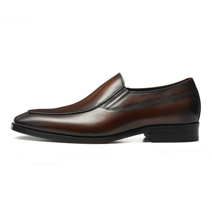 Mens Dress Shoes Slip-On Loafers Leather Shoes for Men